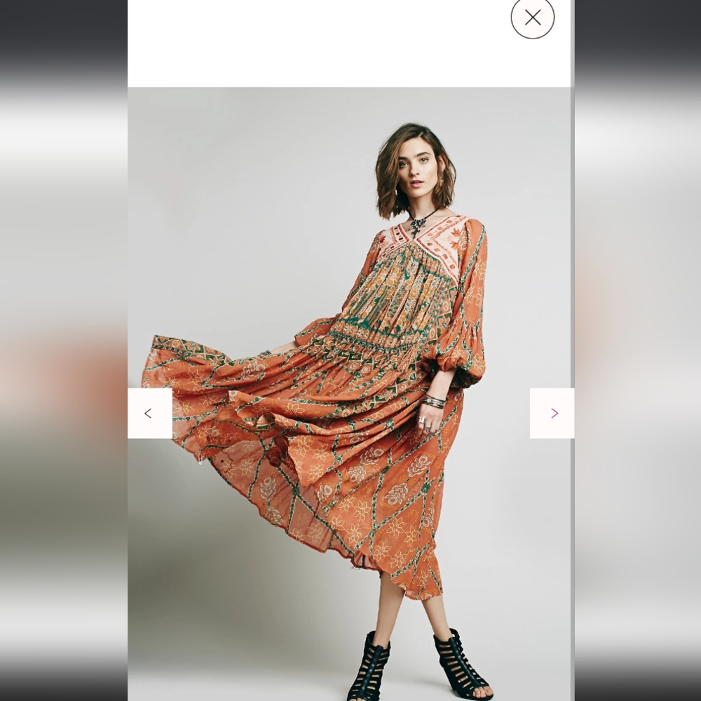 Free People Pink City Dress